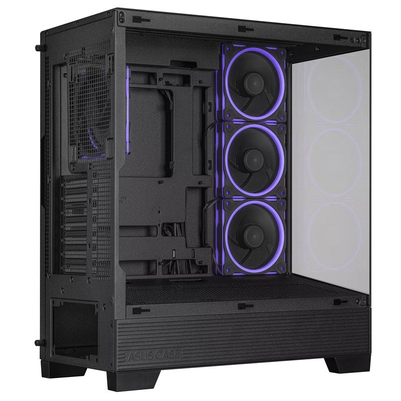 Asus A31 PLUS ATX Mid Tower Gaming PC Case - Black (4 ARGB Fans Included) Asus A31 PLUS ATX Mid Tower Gaming PC Case - Black (4 ARGB Fans Included)